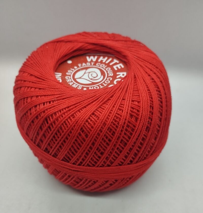 WHITE ROSE 20 no. crochet yarn   SHADE NO. R-046