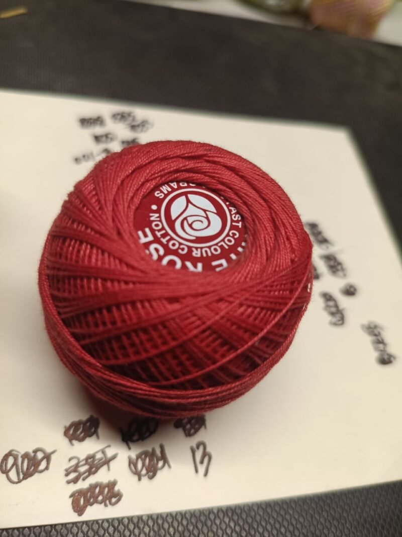 WHITE ROSE 40 no. tatting yarn 20 grams ball shade no. R-013