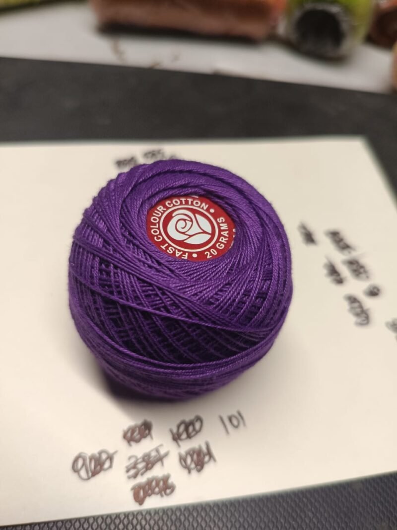 WHITE ROSE 40 no. tatting yarn 20 grams ball shade no. R-101