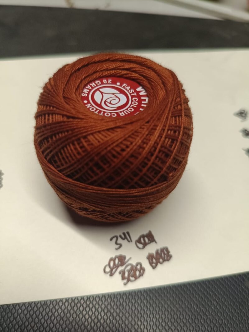 WHITE ROSE 40 no. tatting yarn 20 grams ball shade no. R-341