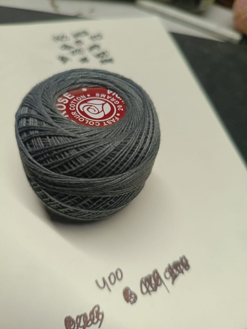 WHITE ROSE 40 no. tatting yarn 20 grams ball shade no. R-400