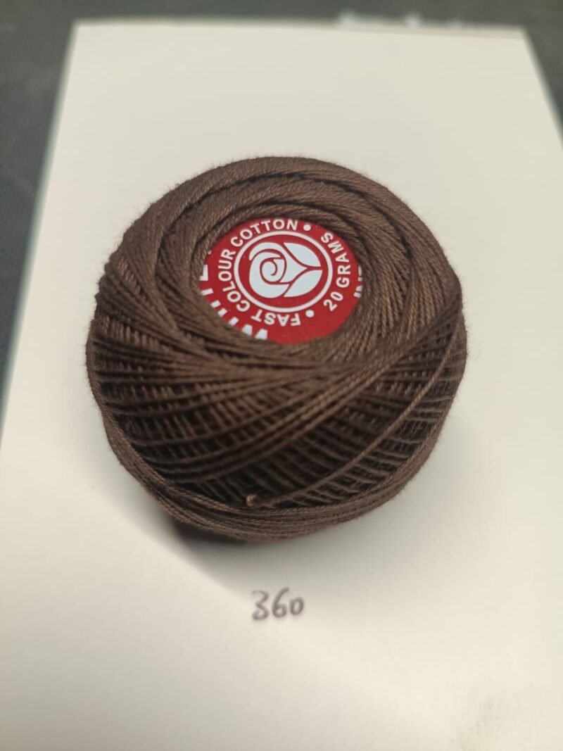 WHITE ROSE 40 no. tatting yarn 20 grams ball shade no. 360