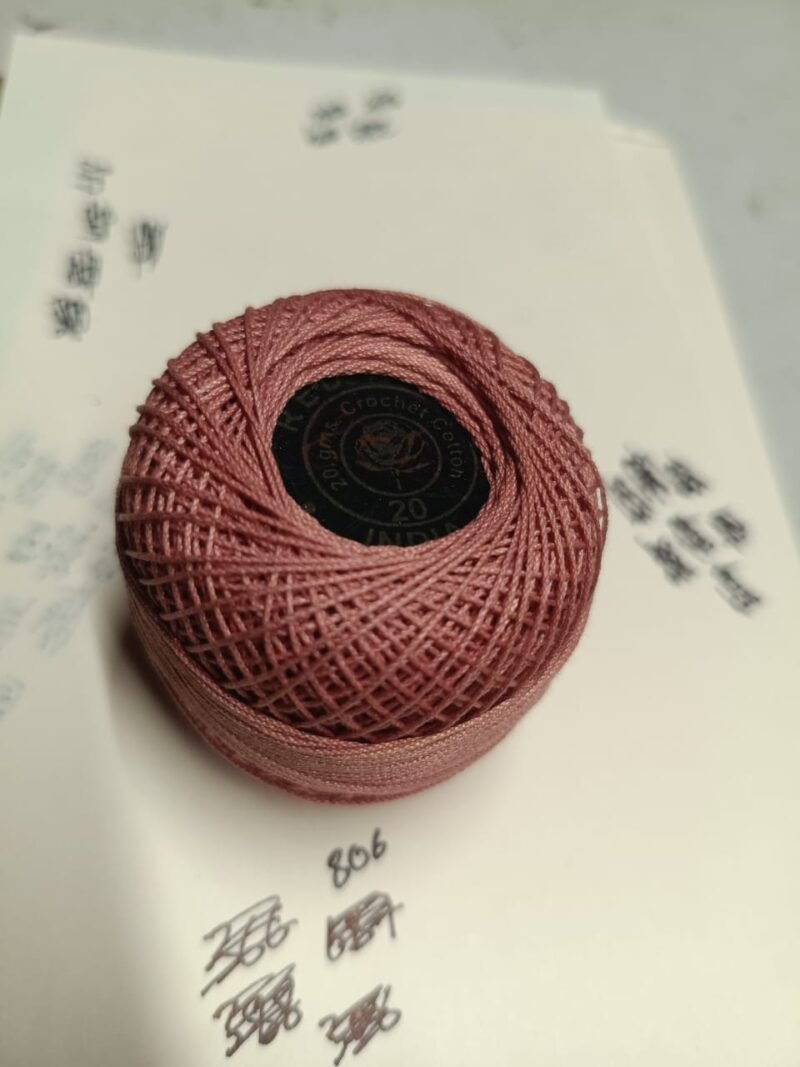 WHITE ROSE 20 no. crochet yarn 20 grams per ball  SHADE NO. R-806