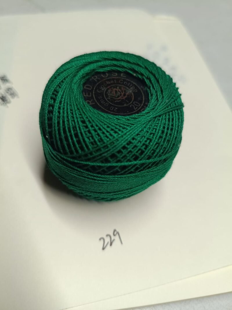 WHITE ROSE 20 no. crochet yarn 20 grams per ball  SHADE NO. R-229