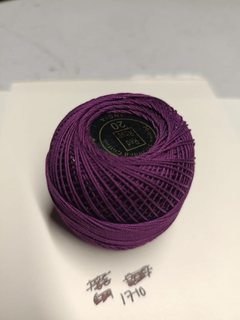 WHITE ROSE 20 no. crochet yarn 20 grams per ball  SHADE NO. R-1710