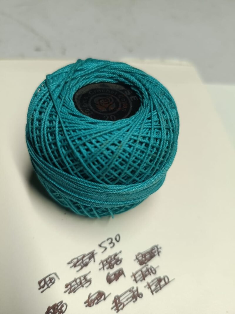 WHITE ROSE 20 no. crochet yarn 20 grams per ball  SHADE NO. R-530