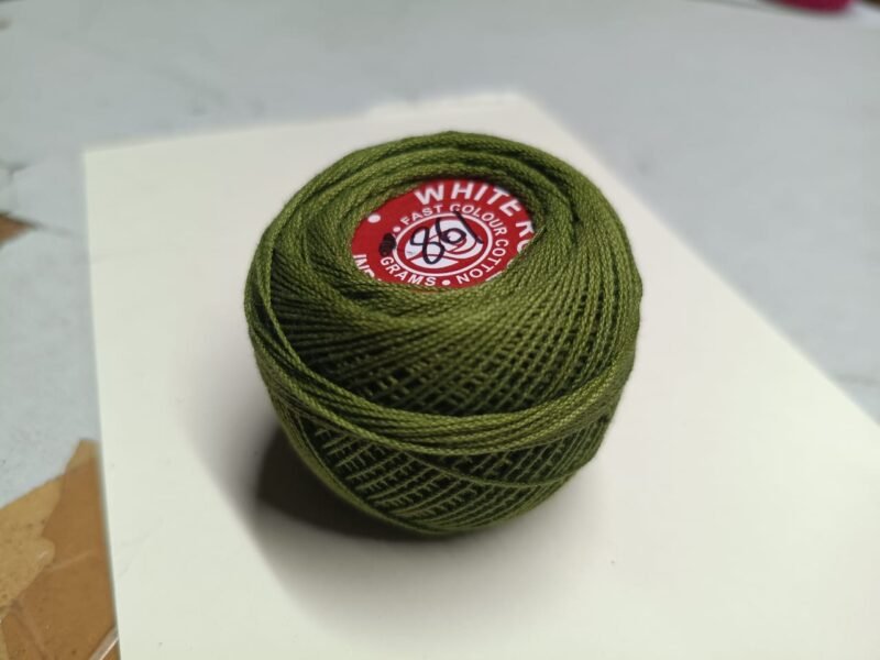WHITE ROSE 20 no. crochet yarn 20 grams per ball  SHADE NO. R-861