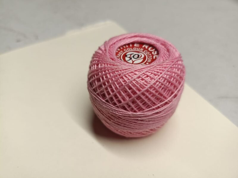 WHITE ROSE 20 no. crochet yarn 20 grams per ball  SHADE NO. R-050