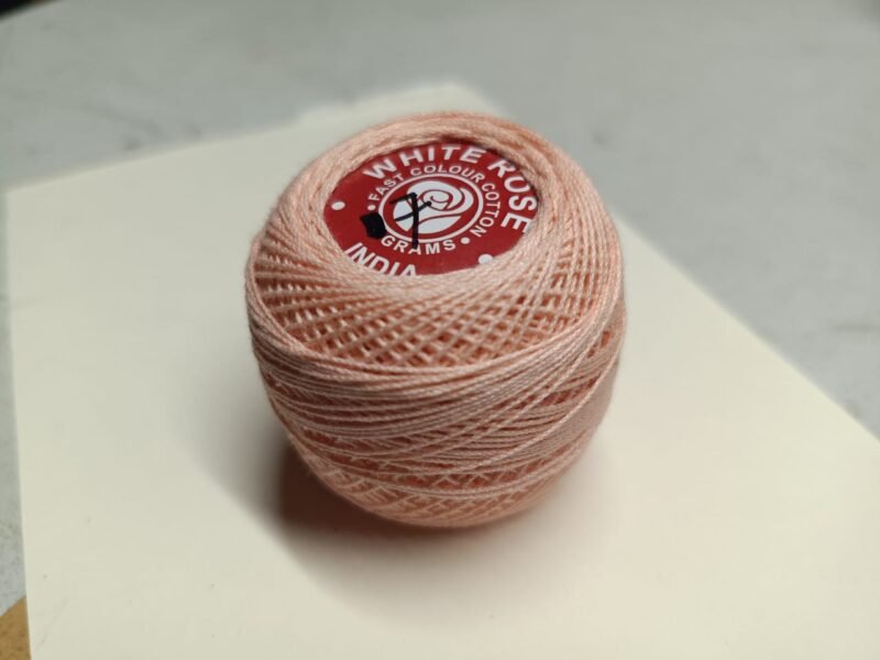 WHITE ROSE 20 no. crochet yarn 20 grams per ball  SHADE NO. R-007