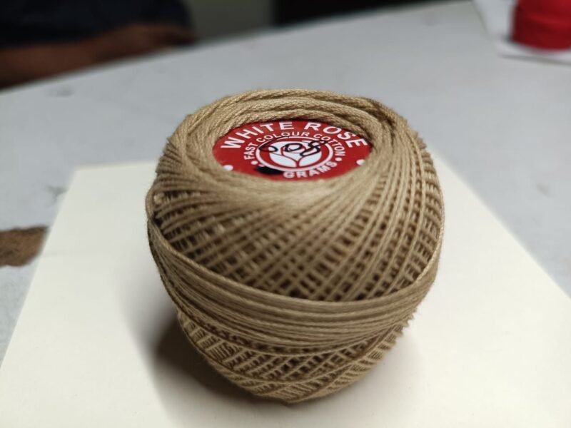 WHITE ROSE 20 no. crochet yarn 20 grams per ball  SHADE NO. R-608