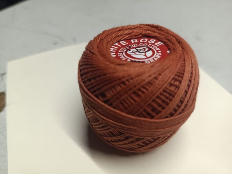 WHITE ROSE 20 no. crochet yarn 20 grams per ball  SHADE NO. R-350
